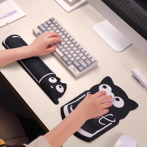 YUNZII Teacup Cat Mouse Pad Palm Rest