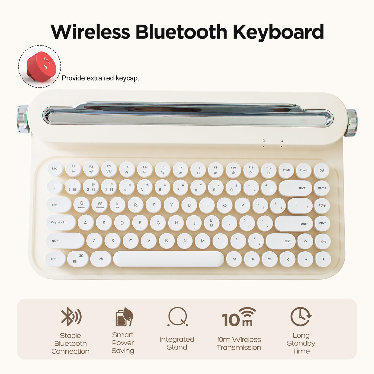 YUNZII ACTTO B303 Wireless Keyboard - Midnight Navy – YUNZII KEYBOARD