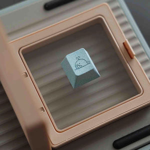 YUNZII Whale Aluminum Artisan Keycap