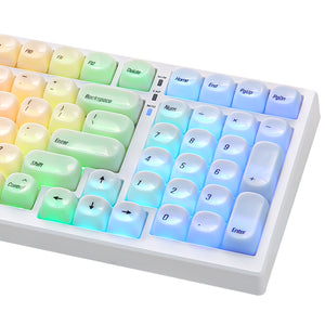YUNZII Ceramic Jade MOA Profile Keycap Set