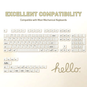 YUNZII Ceramic Jade MOA Profile Keycap Set