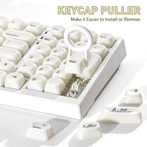 YUNZII Ceramic Jade MOA Profile Keycap Set