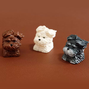 YUNZII Windblown Puppy Handmade Artisan Keycap