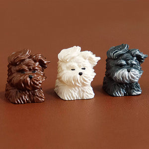 YUNZII Windblown Puppy Handmade Artisan Keycap