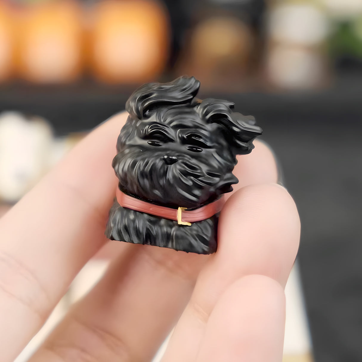YUNZII Windblown Puppy Handmade Artisan Keycap