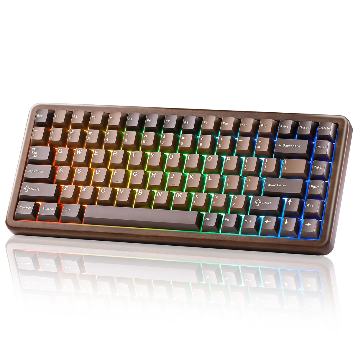 YUNZII WOOD84 Wireless Mechanical Keyboard