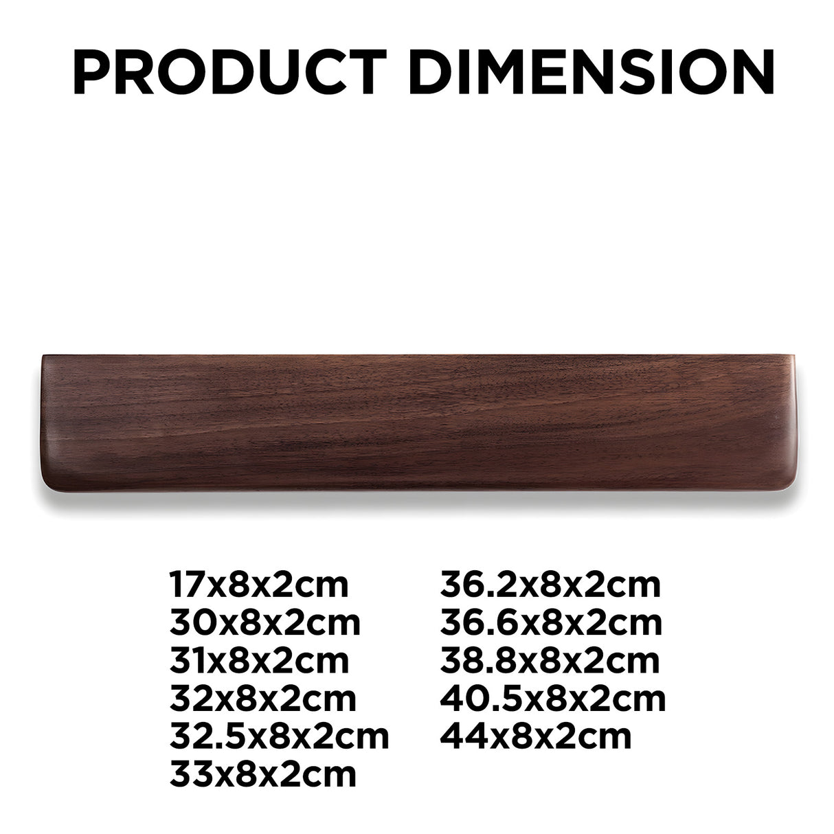 YUNZII Wooden Palm Rest