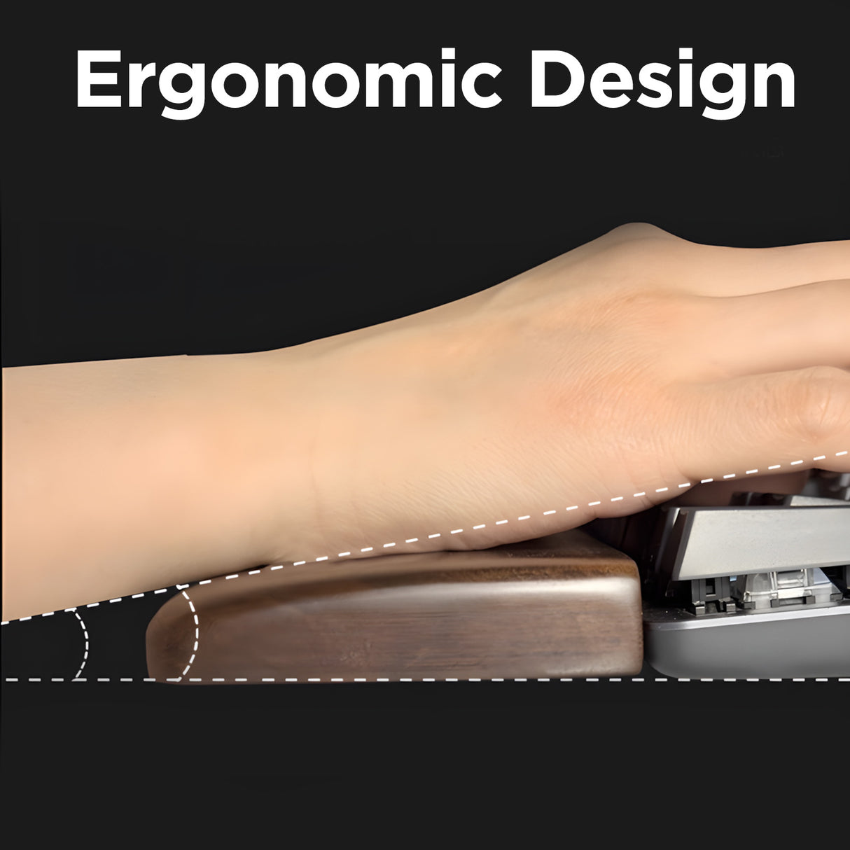 YUNZII Wooden Palm Rest