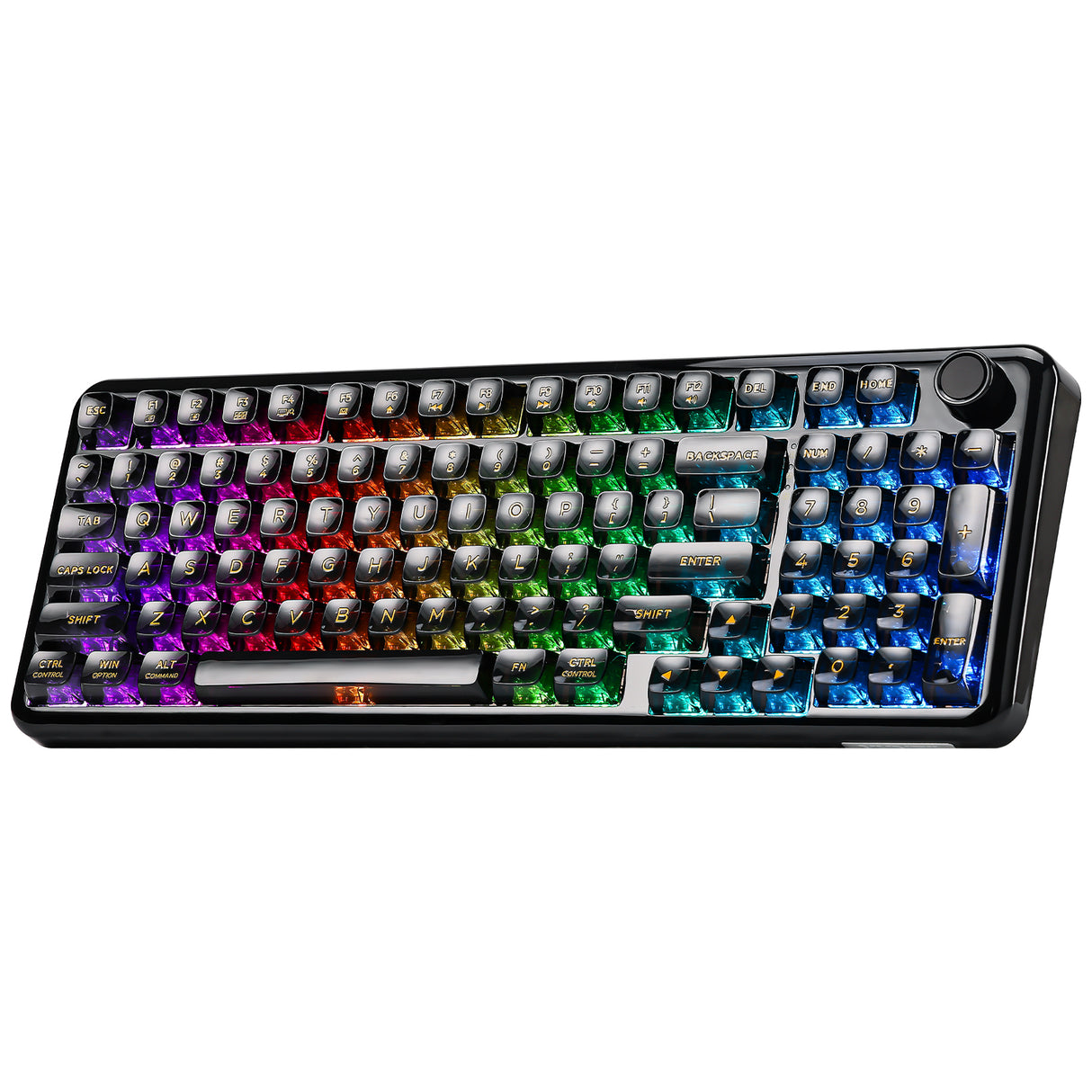 YUNZII X98 Transparent QMK/VIA Mechanical Keyboard
