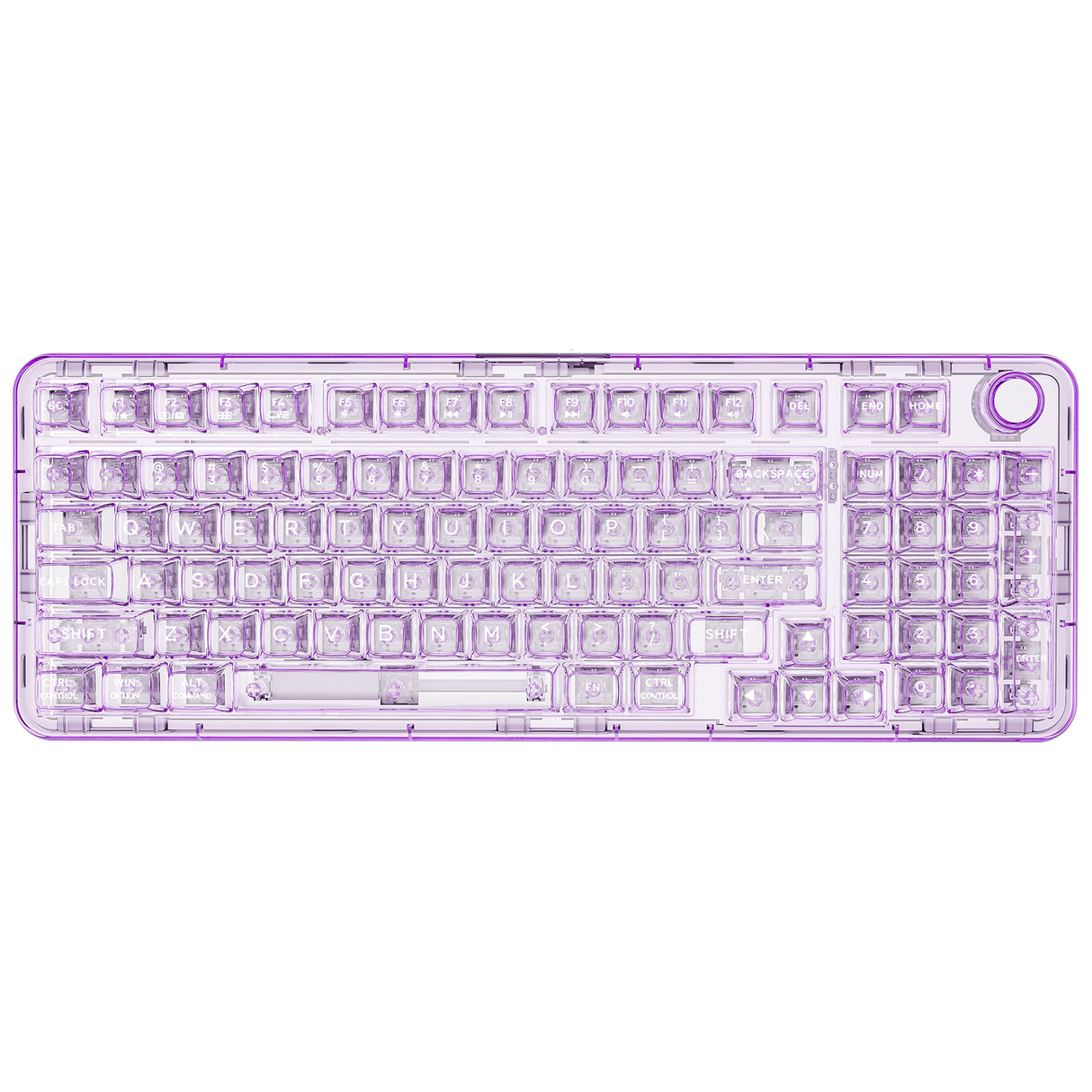 YUNZII X98 Transparent QMK/VIA Mechanical Keyboard