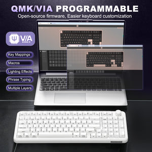 YUNZII X98 Solid QMK/VIA Mechanical Keyboard