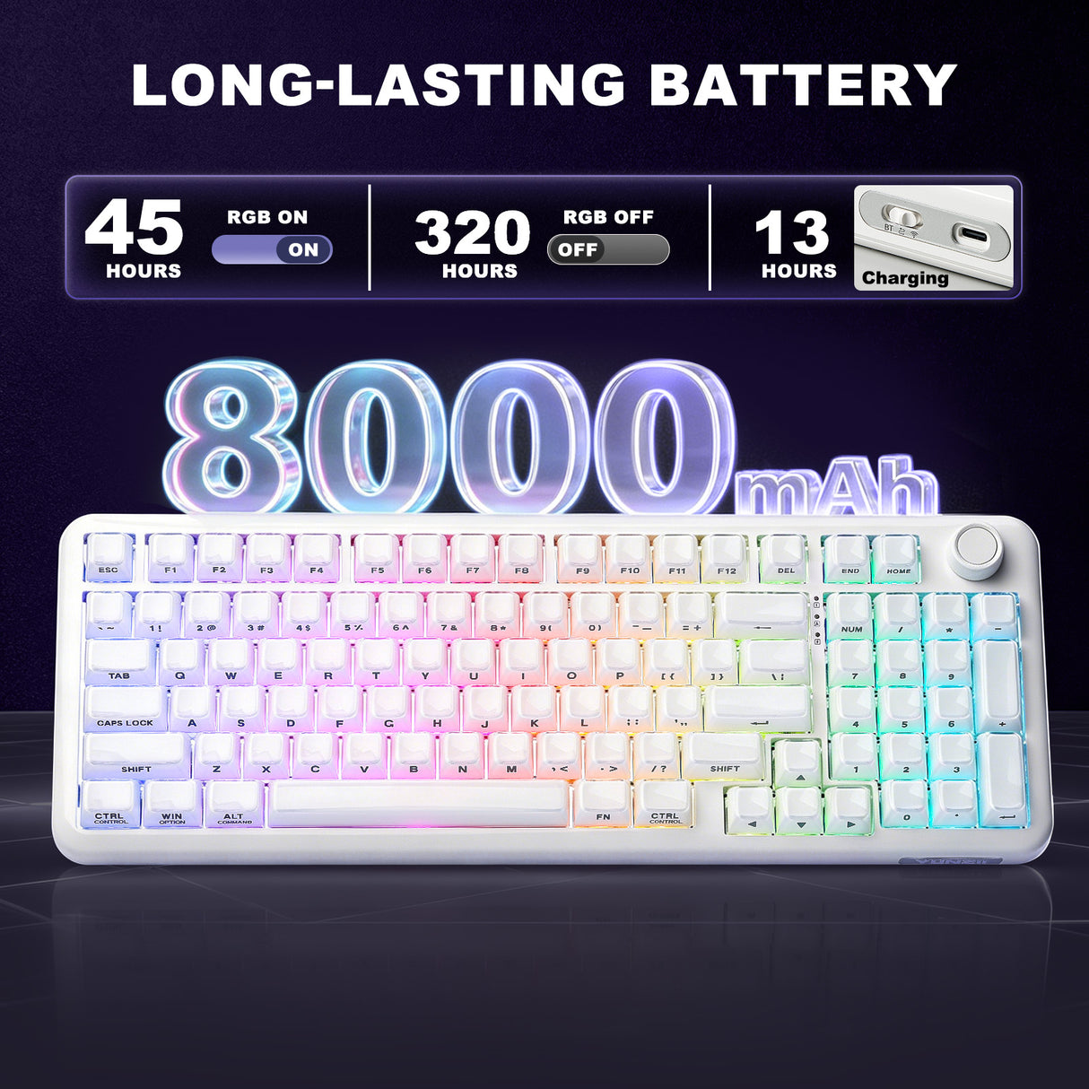 YUNZII X98 Solid QMK/VIA Mechanical Keyboard