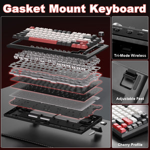 MIKIBY Y75 Wireless Mechanical Keyboard
