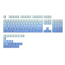 YUNZII Double Shot Gradient Keycap Set (127 Keys)- Tiffany Blue