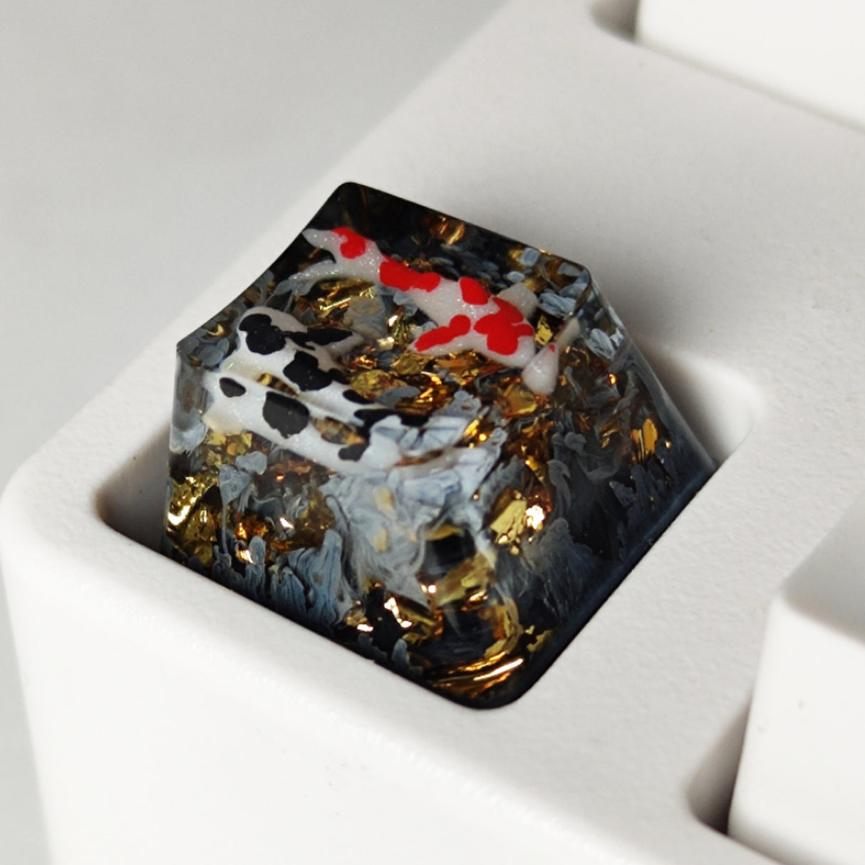 YUNZII Koi Fish Resin Artisan Keycaps