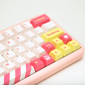 YUNZII Strawberry-Lemon Keycap Set