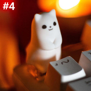 YUNZII Opaque Little Ghost Artisan Keycap