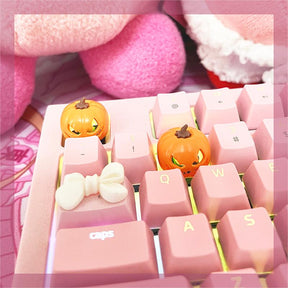 YUNZII Handmade Pumpkin Keycaps