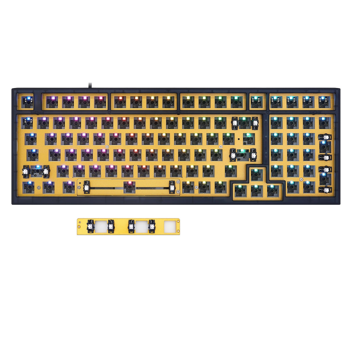 YUNZII GK980 Lite-Gasket Keyboard Kit with ABS Keyboard Case