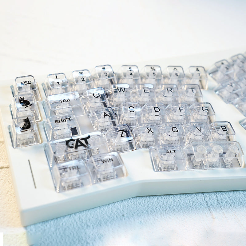 YUNZII Transparent MDA Profile Keycap Set