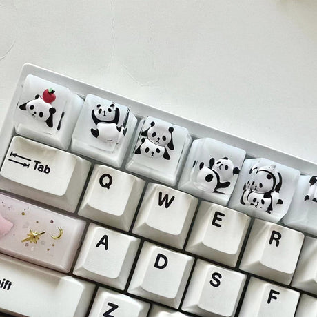 YUNZII Panda Handmade Artisan Keycap