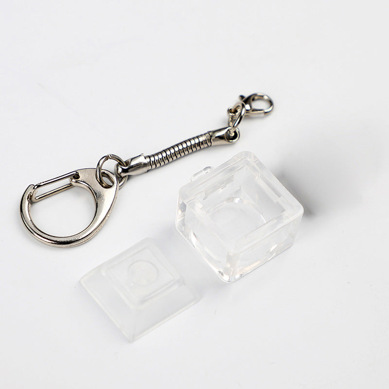 Clear Square Keychains - 12 Pc. - Discontinued