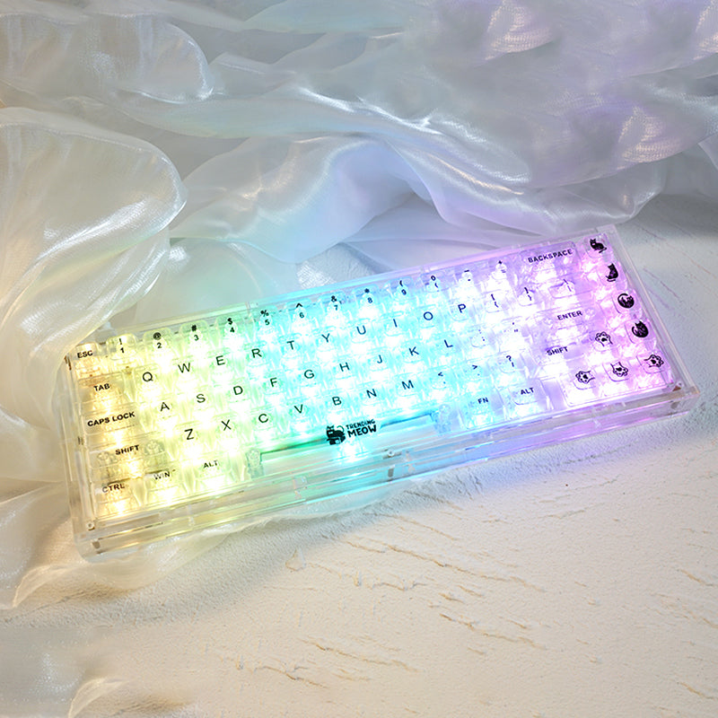 YUNZII Transparent MDA Profile Keycap Set