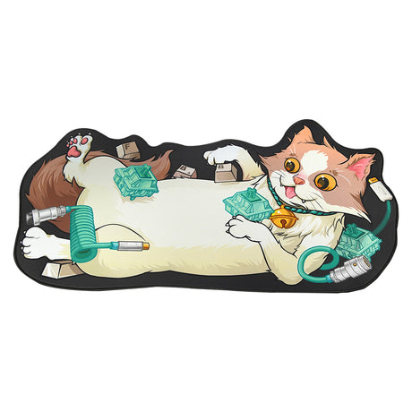 YUNZII Keynovo Shaped Mouse Mat Desk Pad - Cat