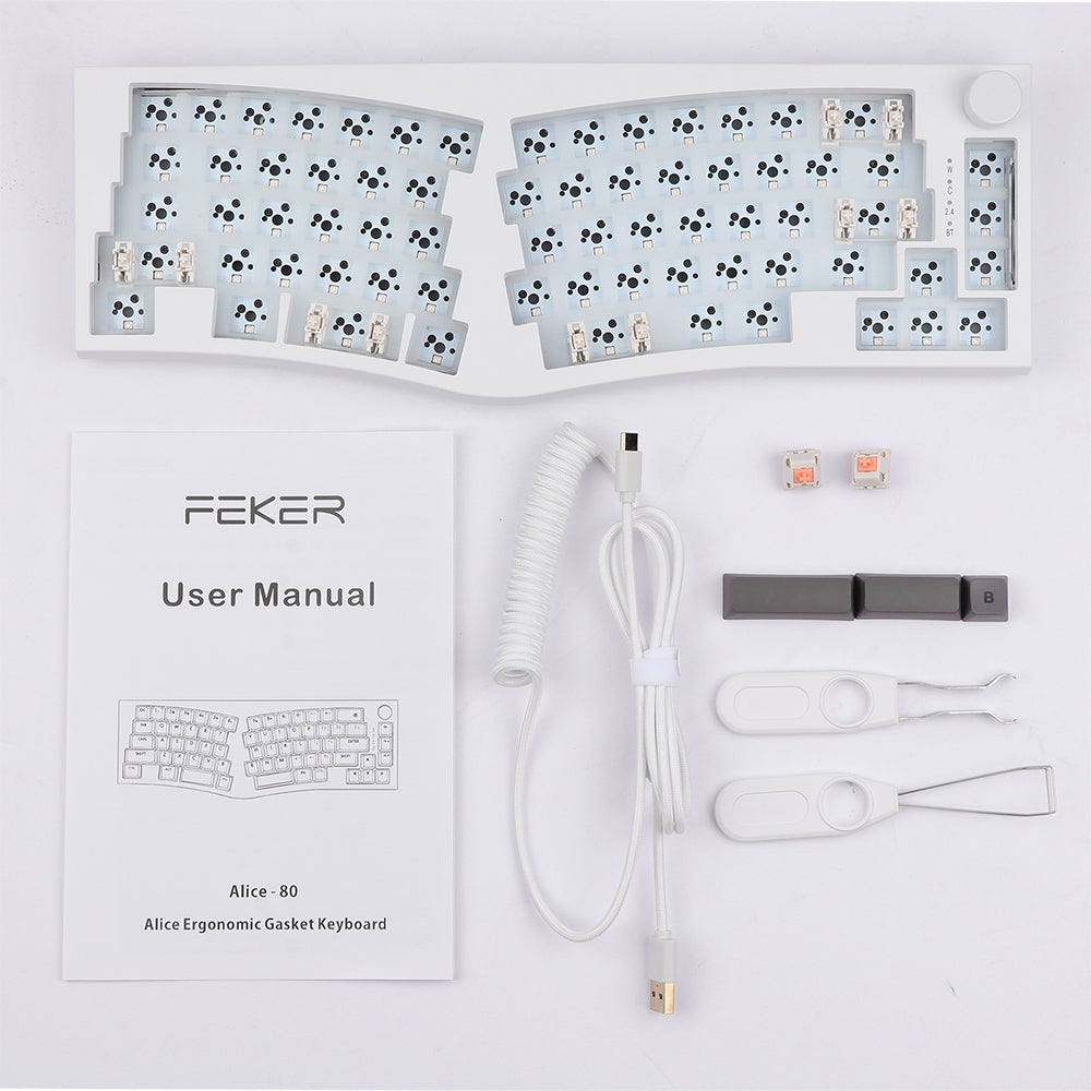 Feker Alice80 Split Keyboard Kit