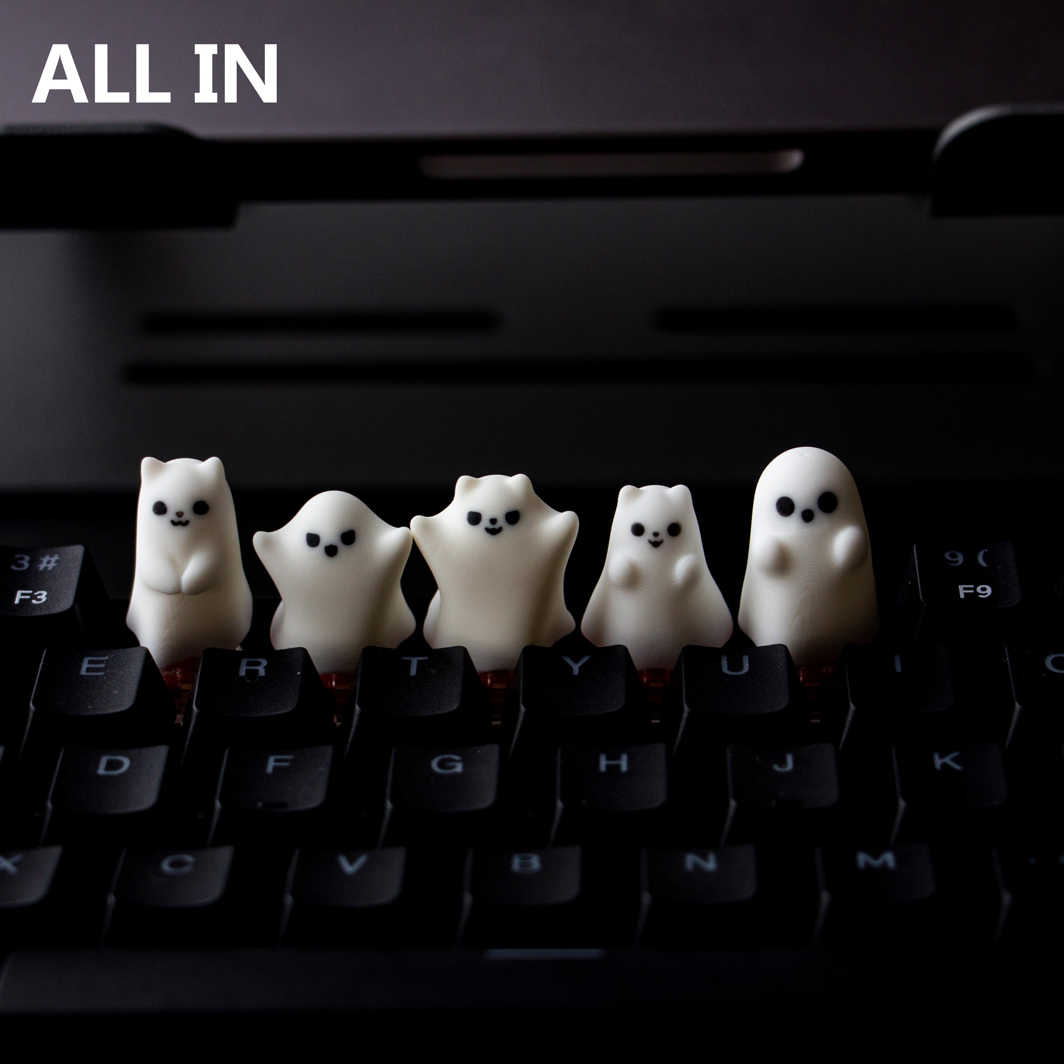 YUNZII Opaque Little Ghost Artisan Keycap – YUNZII KEYBOARD