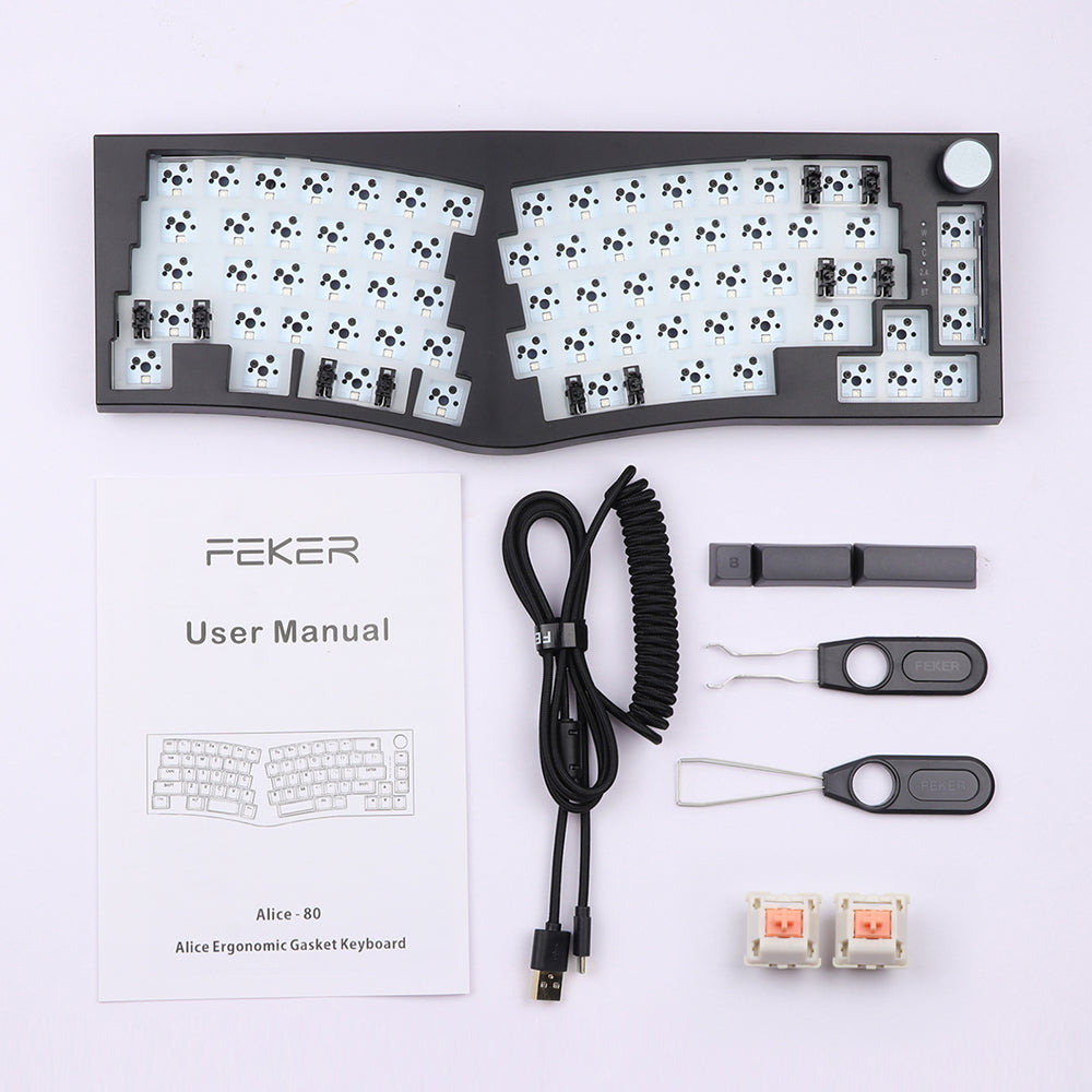 Feker Alice80 Split Keyboard Kit