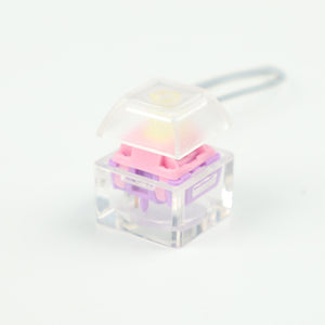 YUNZII Transparent Acrylic Switch Tester Key Chain