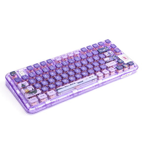 YUNZII x CoolKiller CK75 Wireless Transparent Gasket Mechanical Keyboard-Fairy Purple