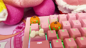 YUNZII Handmade Pumpkin Keycaps