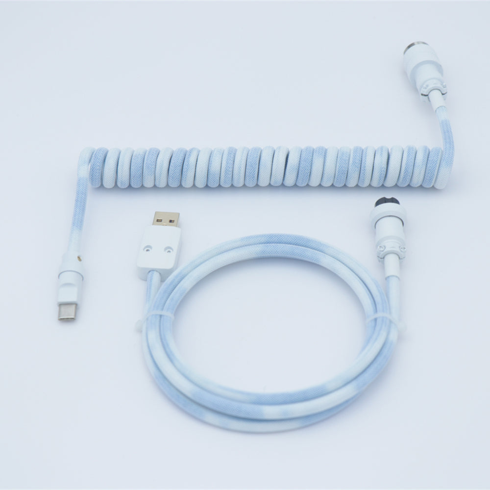 YUNZII Custom Coiled Aviator USB Cable- Gradient Color