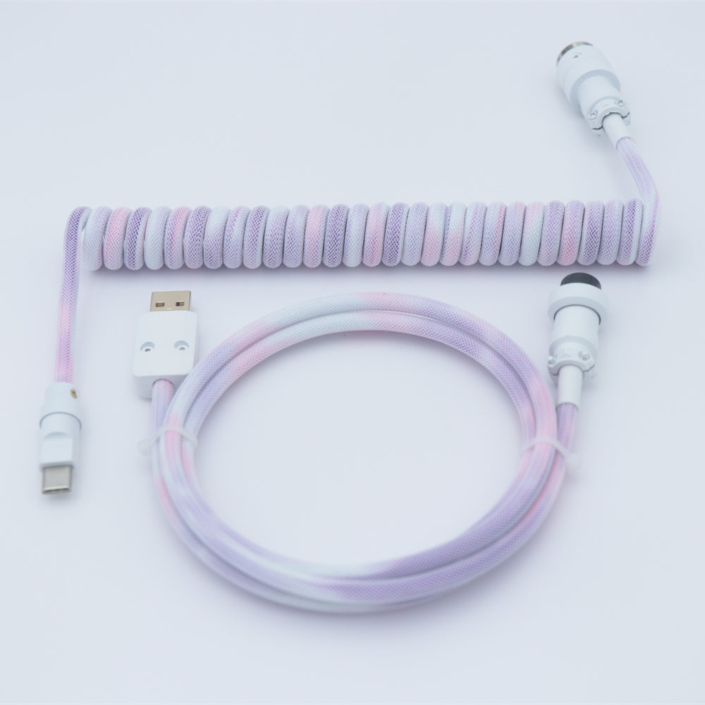 Custom Coiled Keyboard USB Cable KAWAII CABLE -  Israel