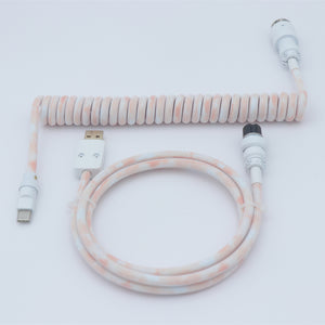 YUNZII Custom Coiled Aviator USB Cable Cord- Gradient Color