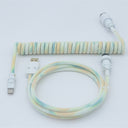 YUNZII Custom Coiled Aviator USB Cable- Gradient Color