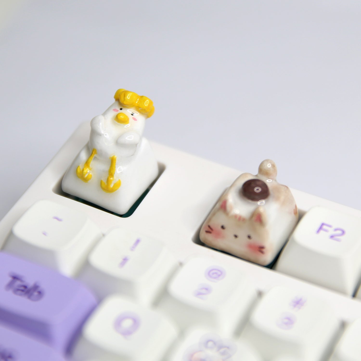 YUNZII Handmade Artisan Clay Keycaps - Duck â YUNZII KEYBOARD