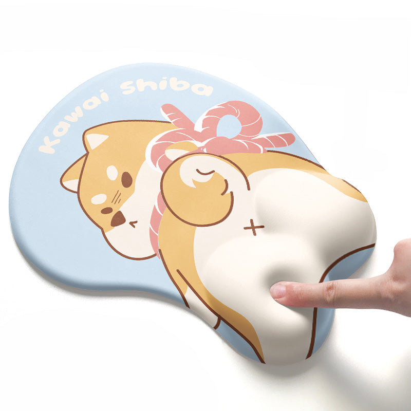 YUNZII Animal Mouse Pad & Keyboard Wrist Rest