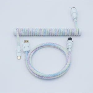 YUNZII Custom Coiled Aviator USB Cable Cord- Gradient Color