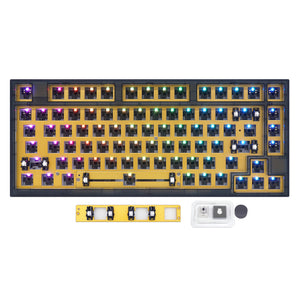 YUNZII GK75 Lite-Gasket Keyboard Kit with ABS Keyboard Case