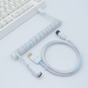 YUNZII Custom Coiled Aviator USB Cable Cord- Gradient Color