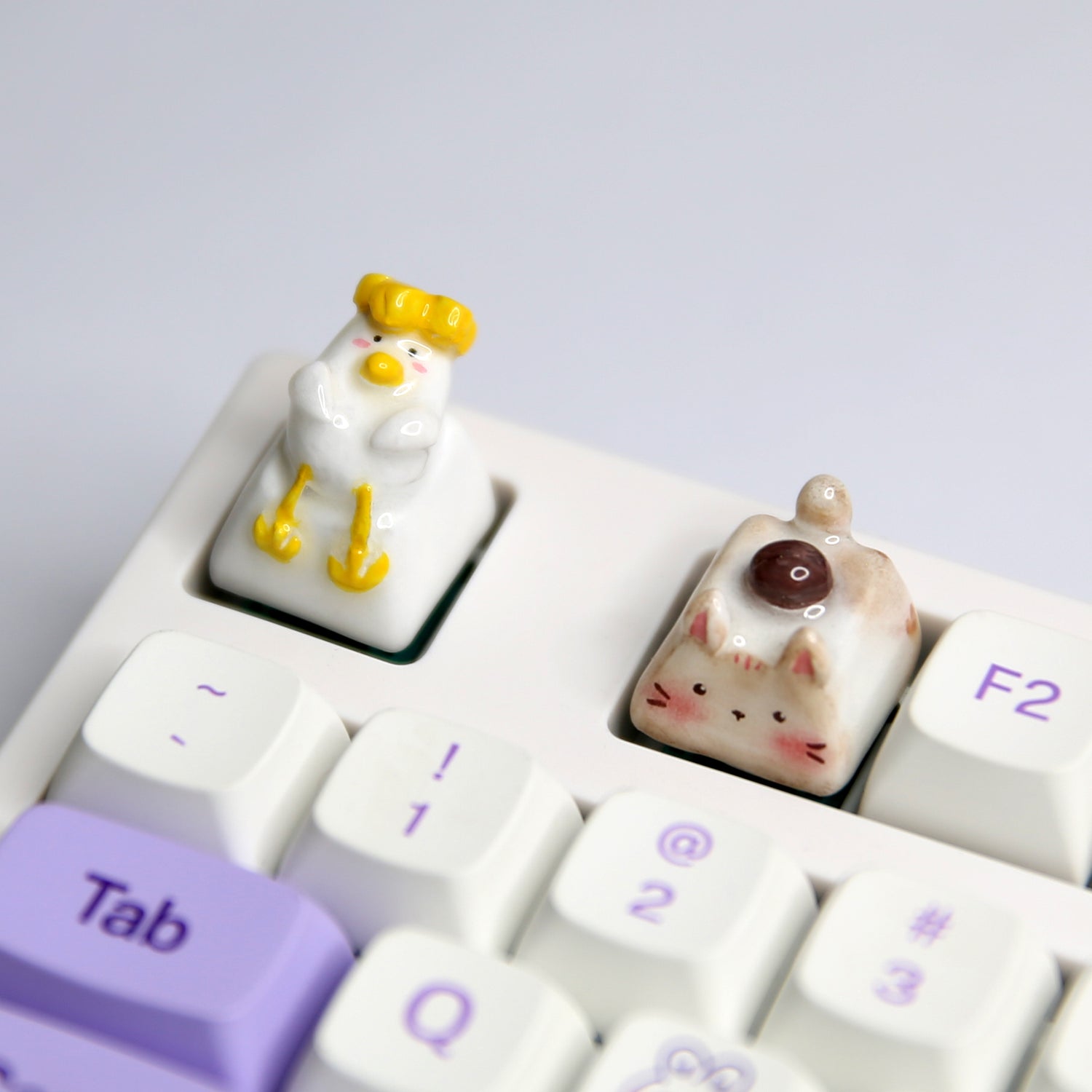 YUNZII Handmade Artisan Clay Keycaps - Duck â YUNZII KEYBOARD