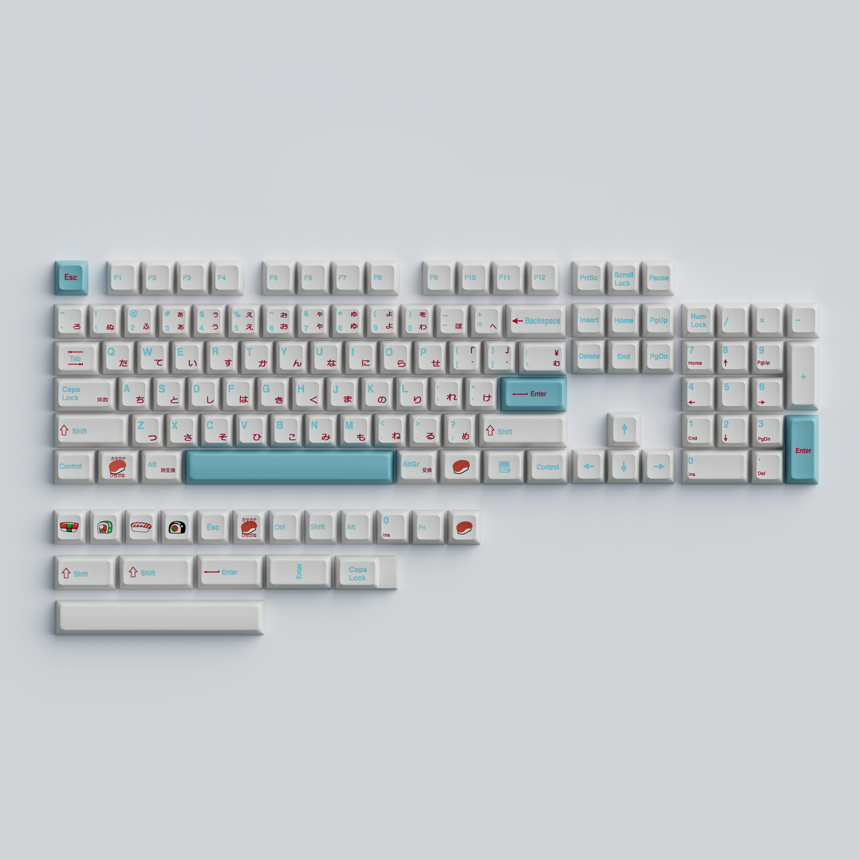 YUNZII Sushi Keycap Set