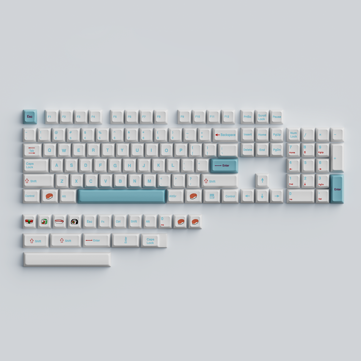 YUNZII Sushi Keycap Set