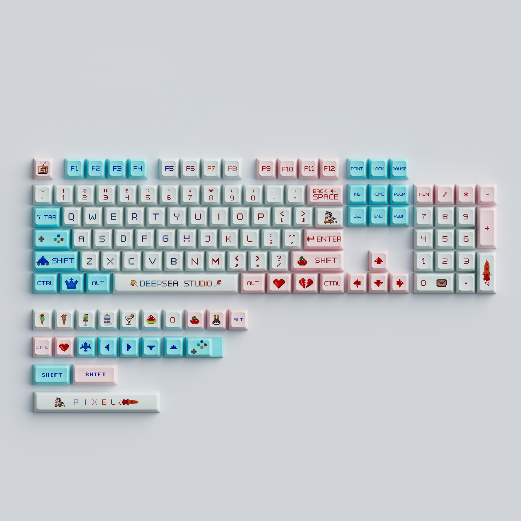 YUNZII Pixel Keycap Set