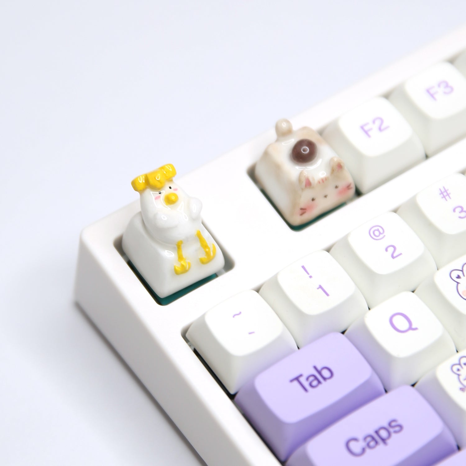 YUNZII Handmade Artisan Clay Keycaps - Duck â YUNZII KEYBOARD