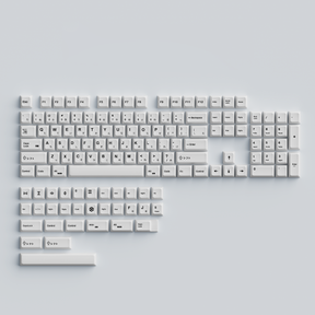 YUNZII Minimalist White Keycap Set