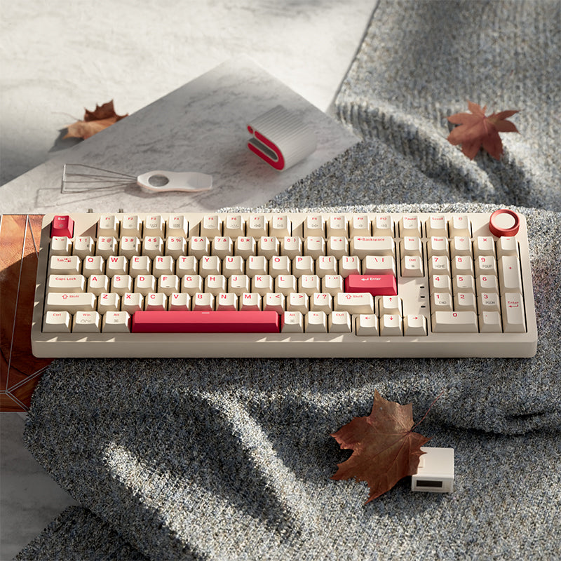 YUNZII x JAMESDONKEY RS2 Wireless Gasket Mechanical Keyboard - Rosy